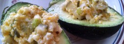 “Avocado Bowls” with Egg Salad